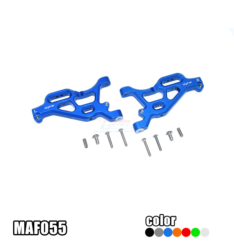ALLOY FRONT LOWER ARMS MAF055 for ARRMA1/7 INFRACTION 6S BLX ALL-ROAD ARA109001, 1/7 LIMITLESS ALL-ROAD SPEED BASH/1/8 TYPHON 6S